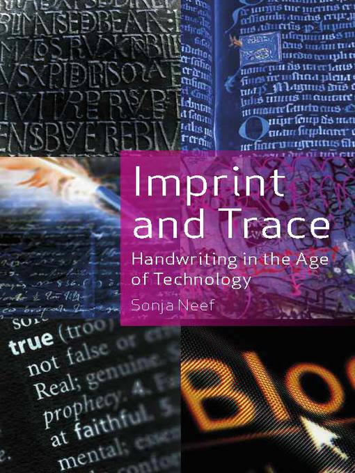 Title details for Imprint and Trace by Sonja Neef - Available